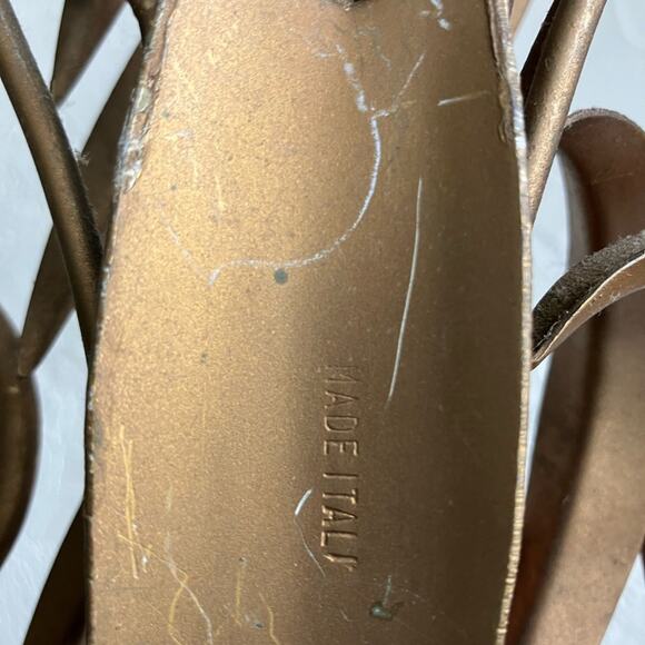 Pair of 1950s Italian Wheat Sheaf Sconces - Picture 6 of 7